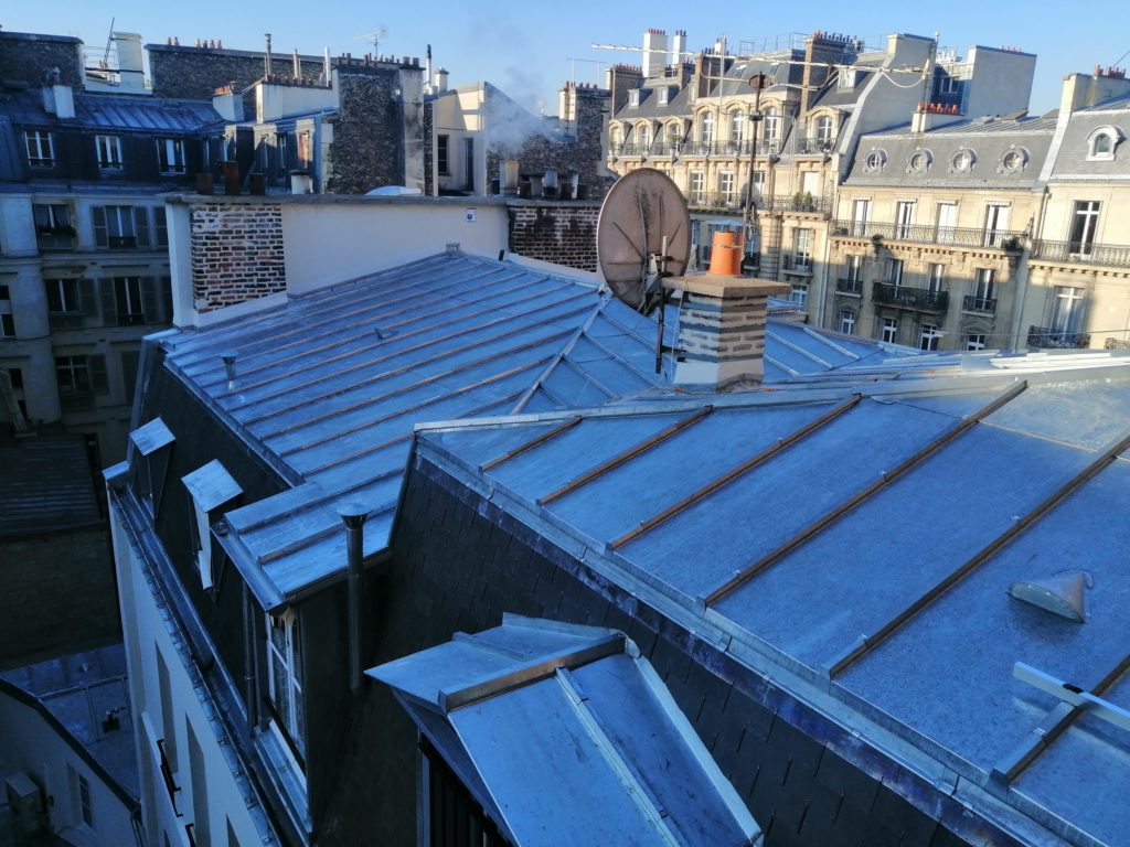 Toiture zinc